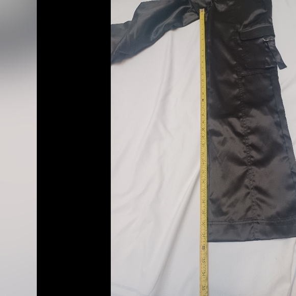 love Fire Women Size 3 Black Brown Wide Leg Jumpsuit - Picture 8 of 15